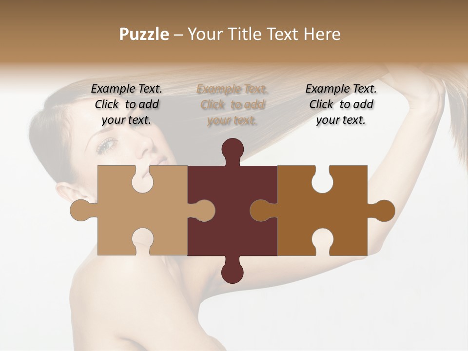 Texture Glamour Haircare PowerPoint Template