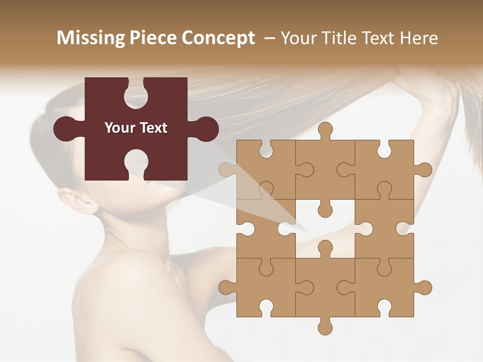 Texture Glamour Haircare PowerPoint Template