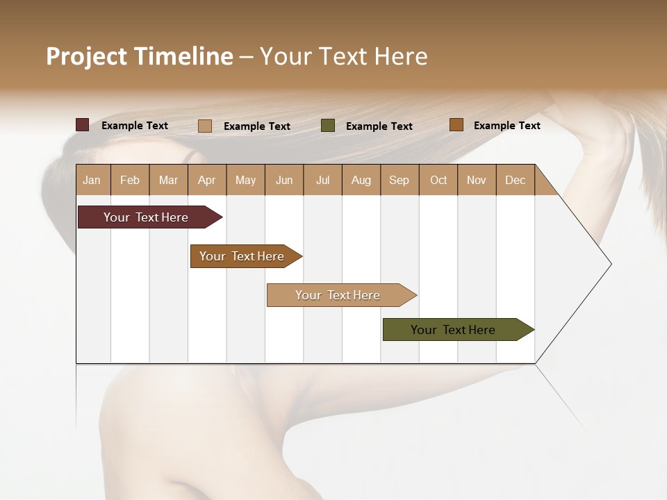 Texture Glamour Haircare PowerPoint Template