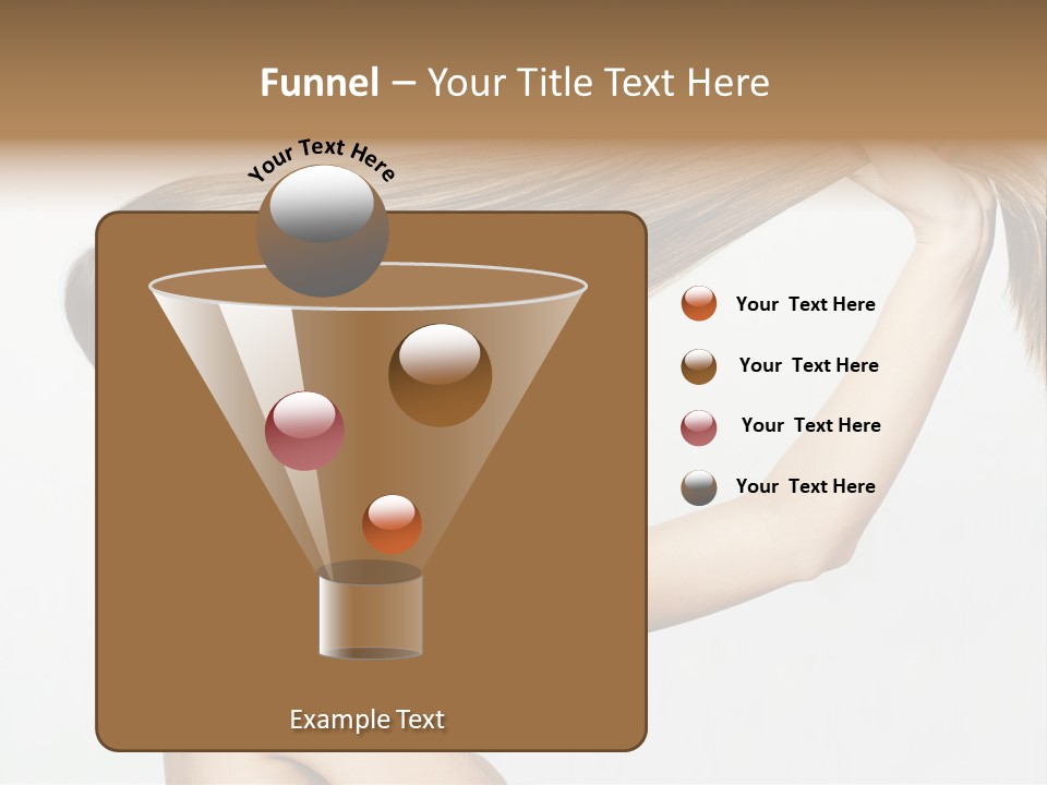 Texture Glamour Haircare PowerPoint Template