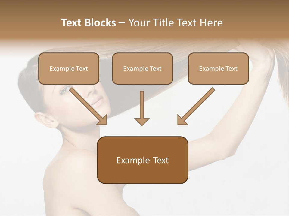 Texture Glamour Haircare PowerPoint Template