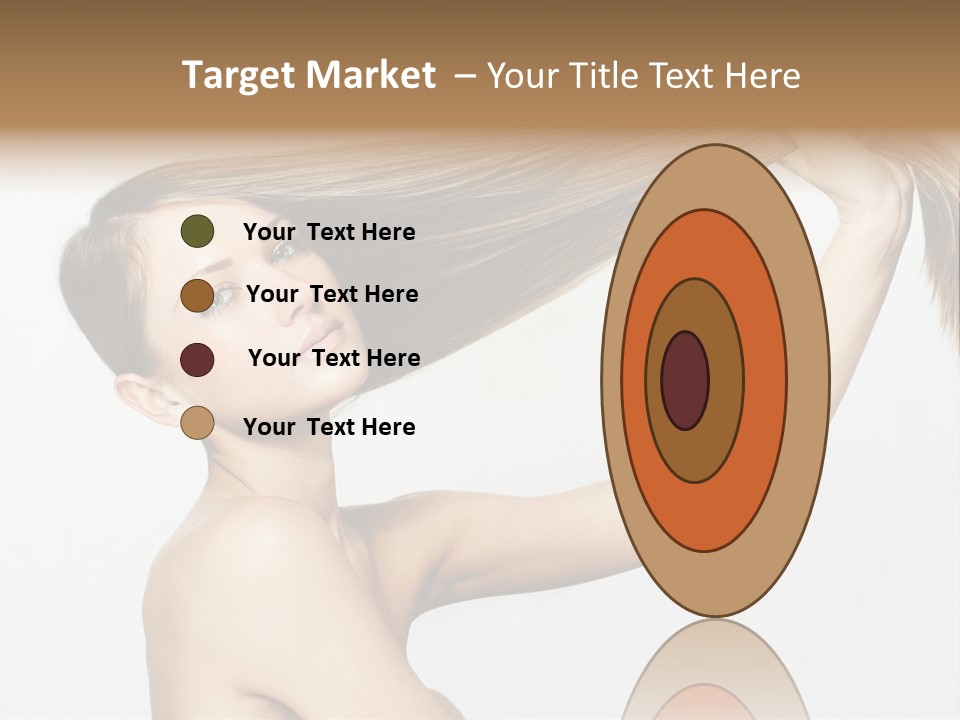 Texture Glamour Haircare PowerPoint Template