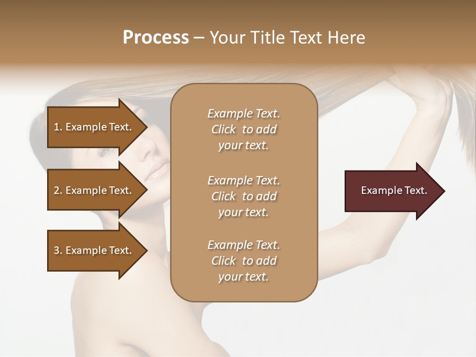 Texture Glamour Haircare PowerPoint Template