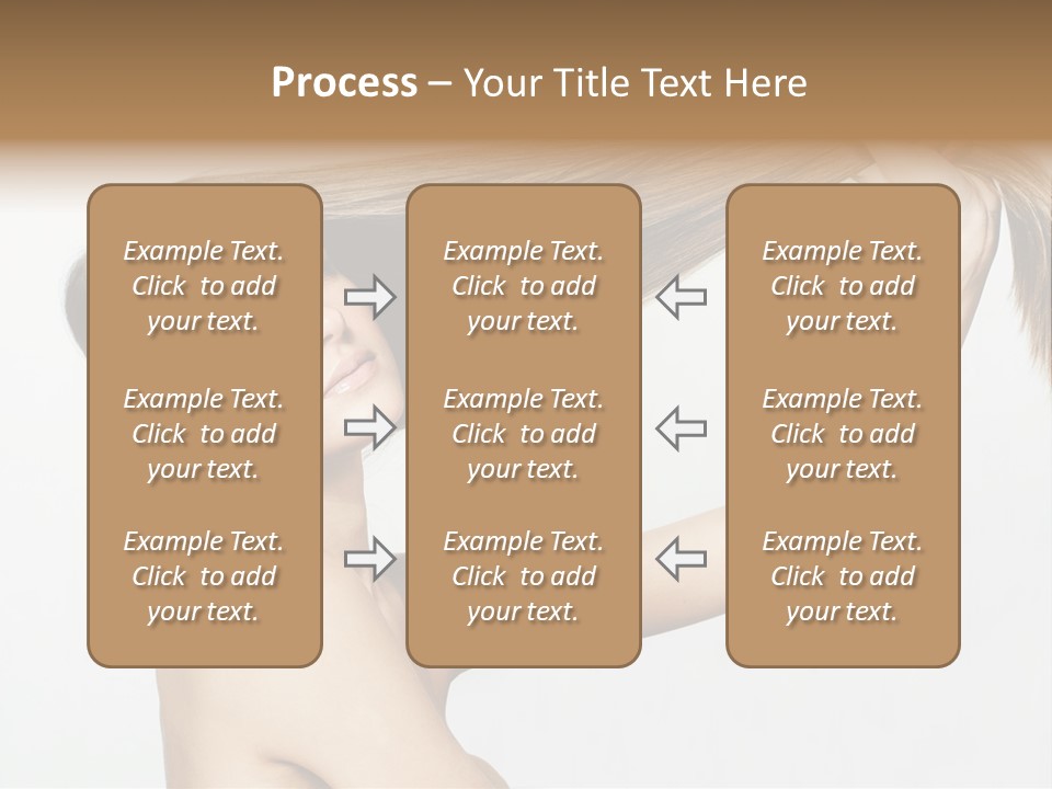 Texture Glamour Haircare PowerPoint Template