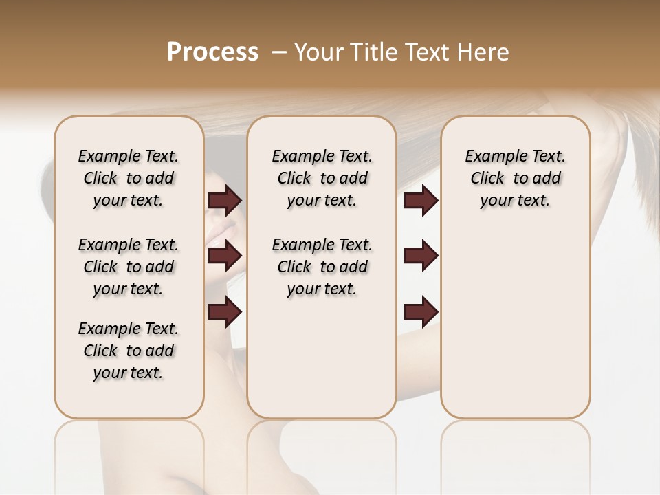 Texture Glamour Haircare PowerPoint Template
