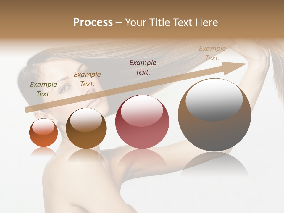 Texture Glamour Haircare PowerPoint Template