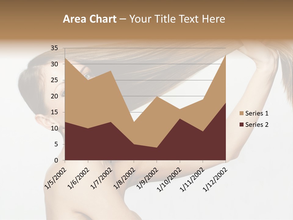 Texture Glamour Haircare PowerPoint Template