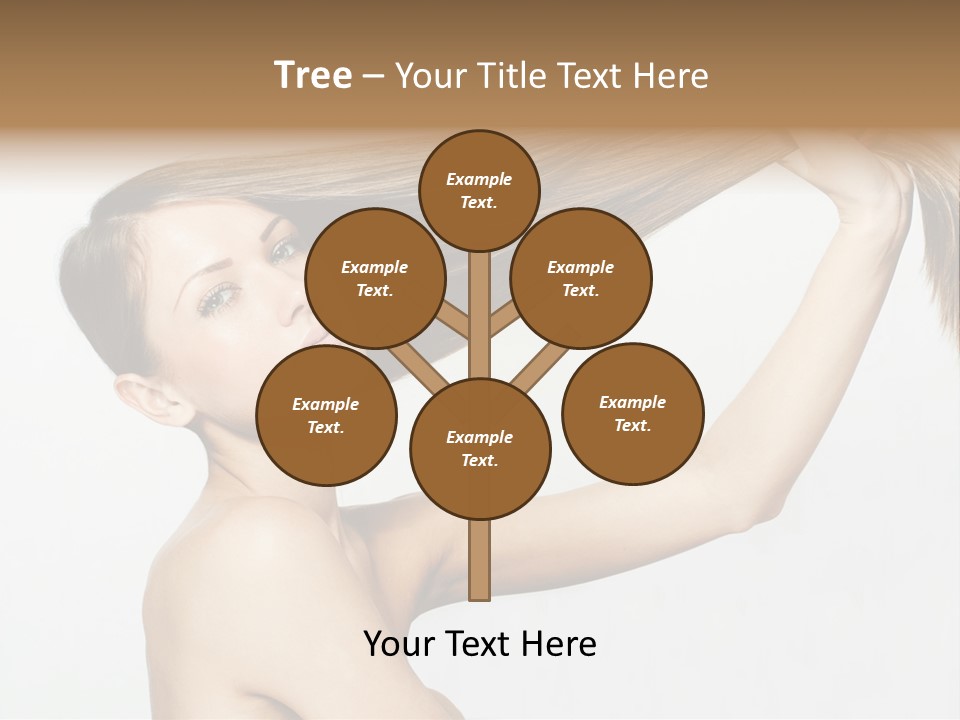 Texture Glamour Haircare PowerPoint Template