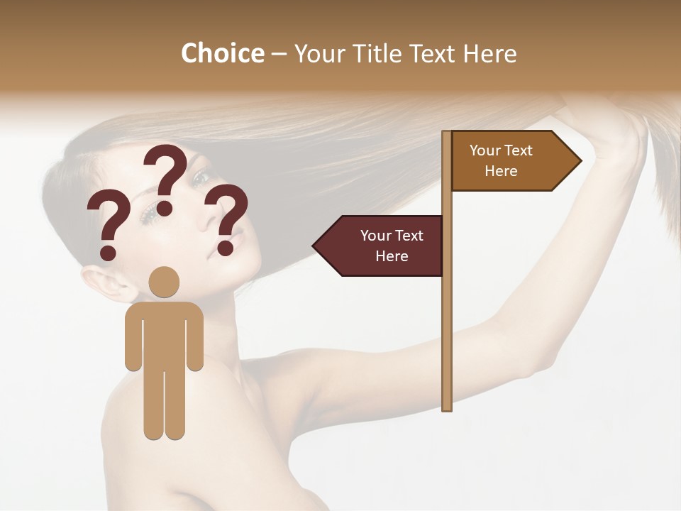 Texture Glamour Haircare PowerPoint Template