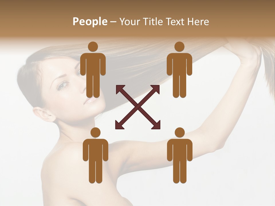 Texture Glamour Haircare PowerPoint Template