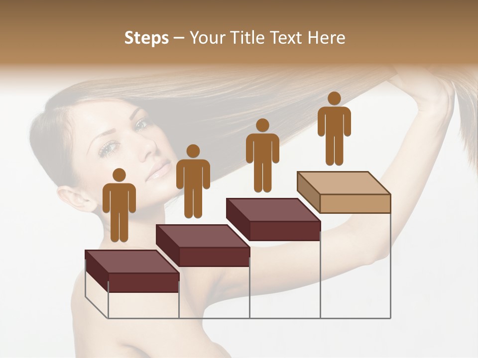 Texture Glamour Haircare PowerPoint Template