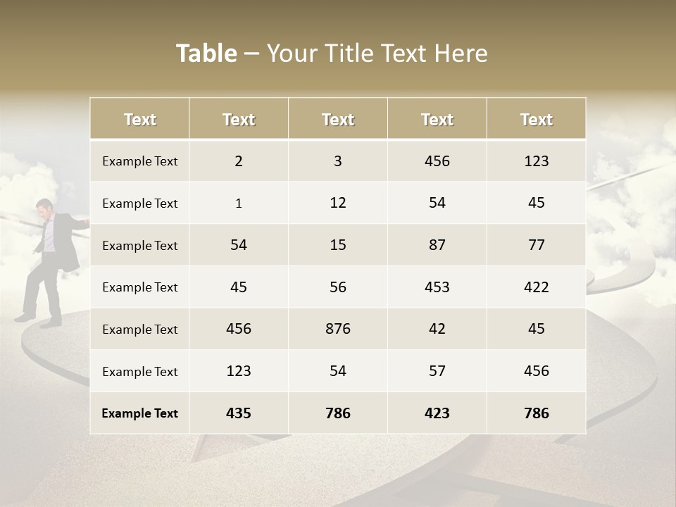 Improve Casual Outdoor PowerPoint Template