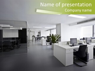 Object Light Interior PowerPoint Template