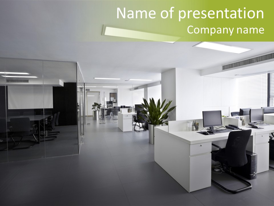 Object Light Interior PowerPoint Template