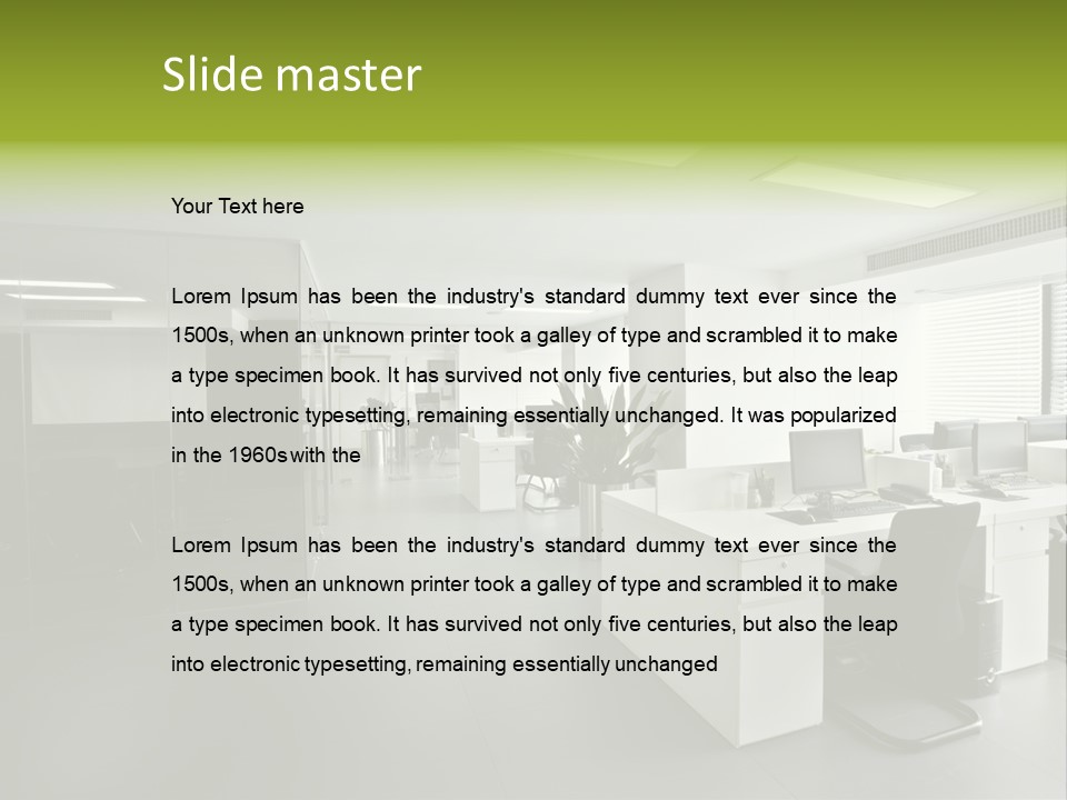 Object Light Interior PowerPoint Template