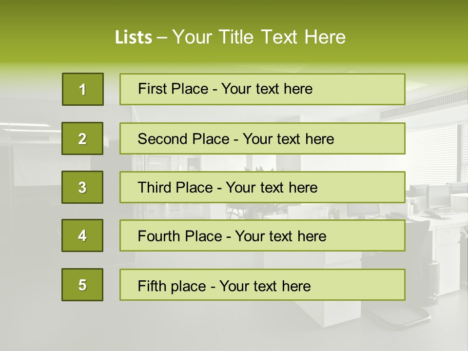 Object Light Interior PowerPoint Template