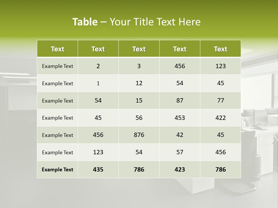 Object Light Interior PowerPoint Template
