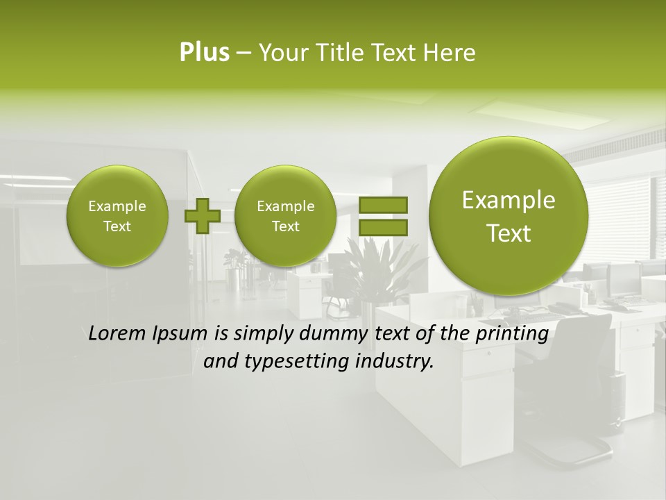 Object Light Interior PowerPoint Template