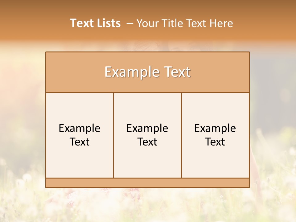 Nature Season Parent PowerPoint Template