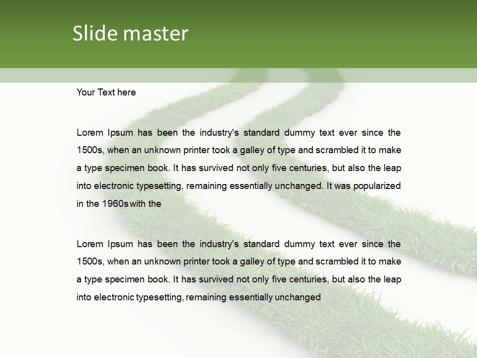 Natural Summer Flora PowerPoint Template