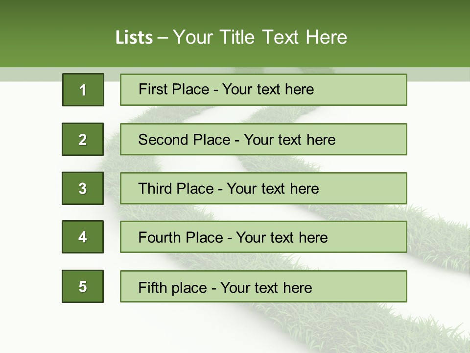 Natural Summer Flora PowerPoint Template