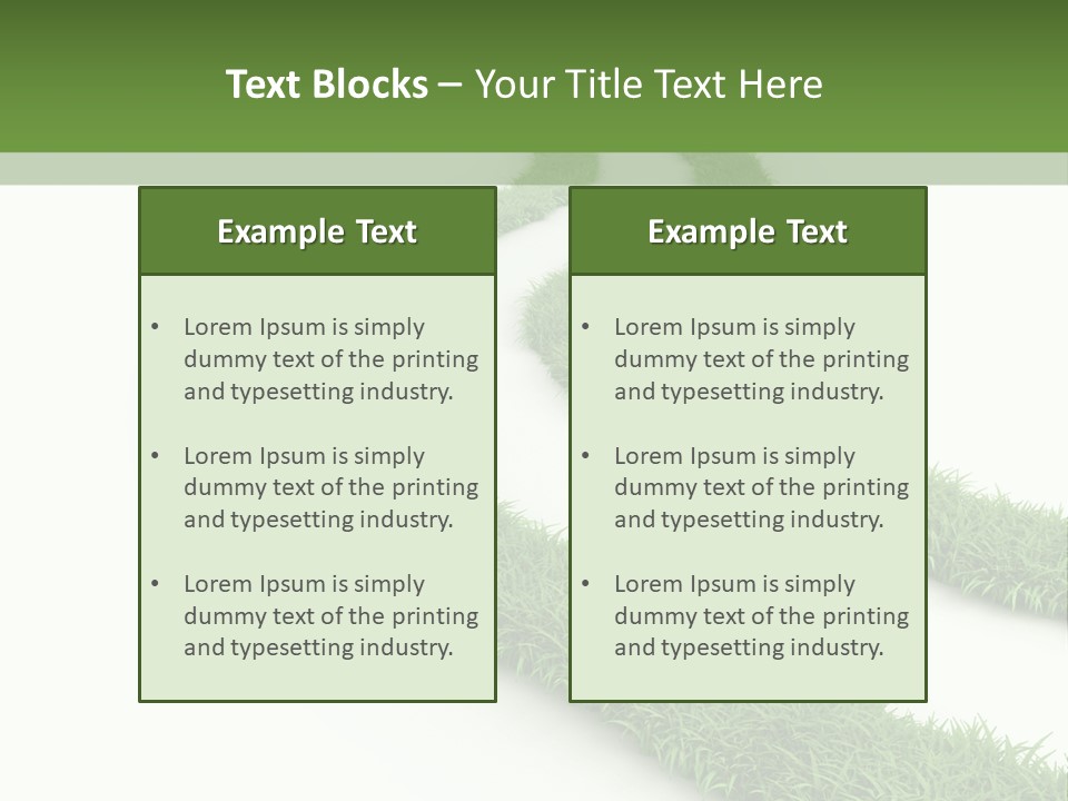 Natural Summer Flora PowerPoint Template