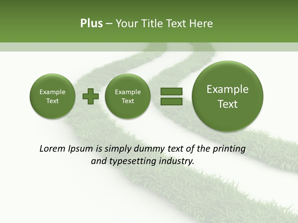 Natural Summer Flora PowerPoint Template