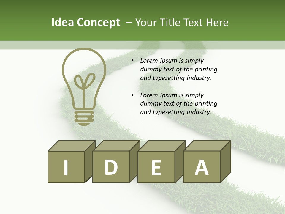 Natural Summer Flora PowerPoint Template