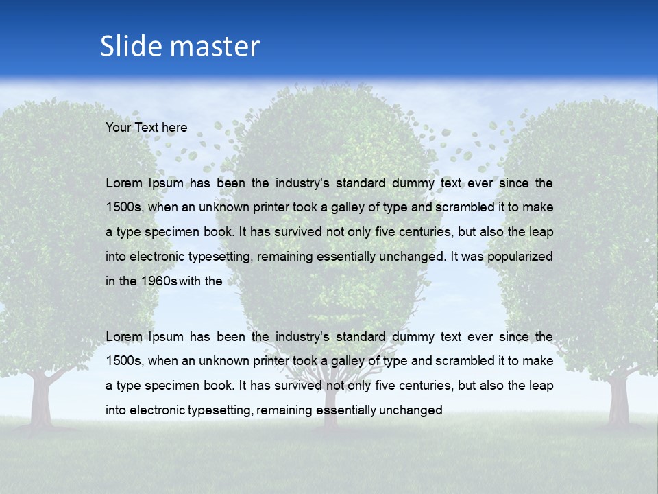 Symbol Summer Nature PowerPoint Template