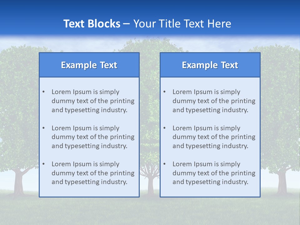 Symbol Summer Nature PowerPoint Template