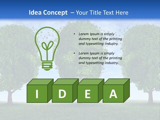 Symbol Summer Nature PowerPoint Template