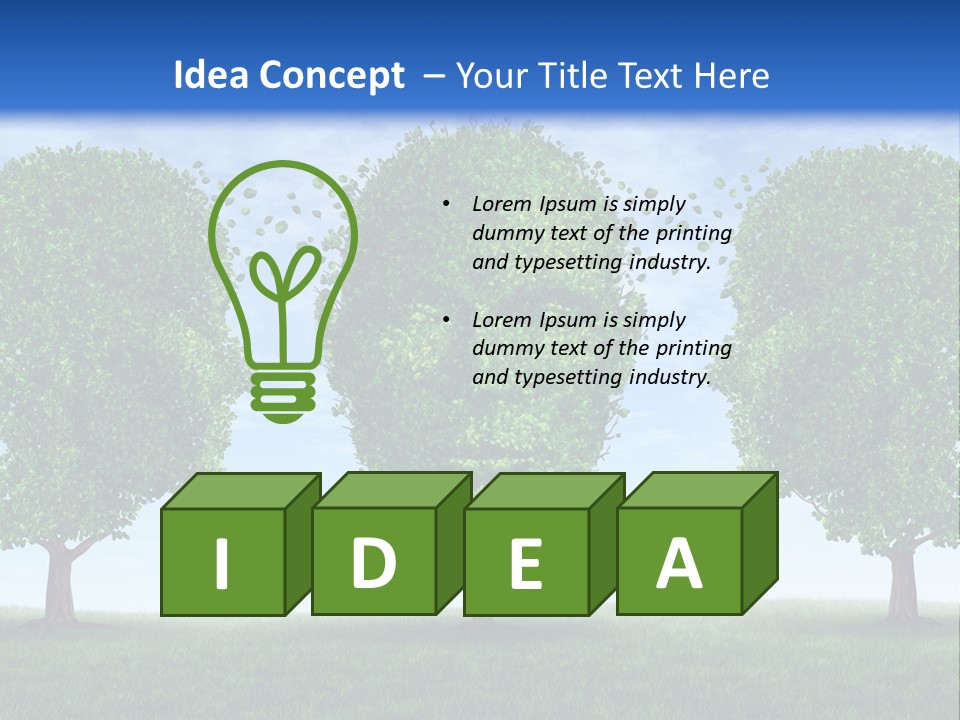 Symbol Summer Nature PowerPoint Template