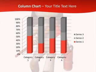 A Person With A Fireman's Hat And Holding A Fire Extinguis PowerPoint Template