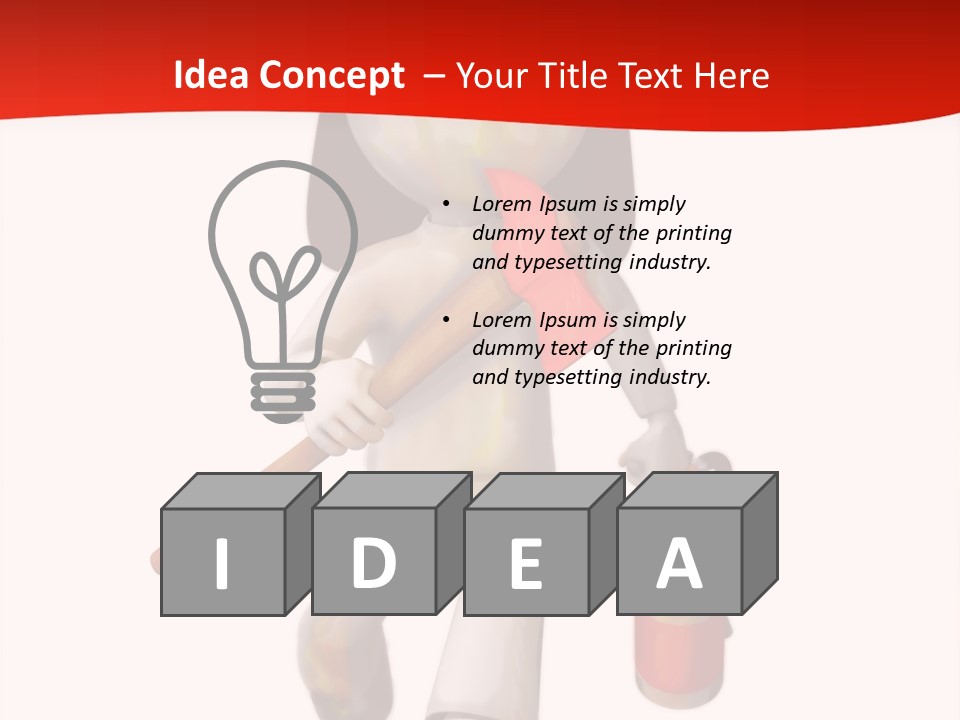 A Person With A Fireman's Hat And Holding A Fire Extinguis PowerPoint Template