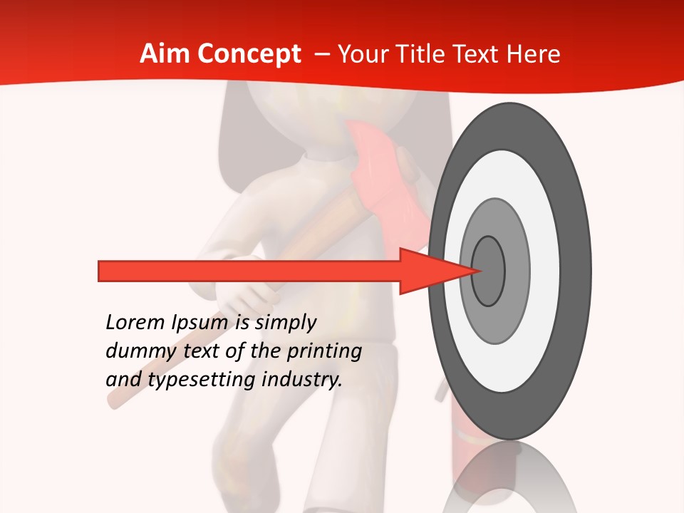 A Person With A Fireman's Hat And Holding A Fire Extinguis PowerPoint Template