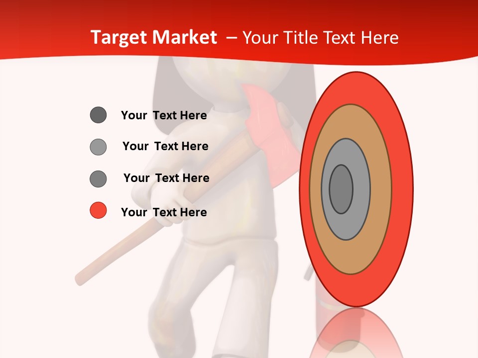 A Person With A Fireman's Hat And Holding A Fire Extinguis PowerPoint Template