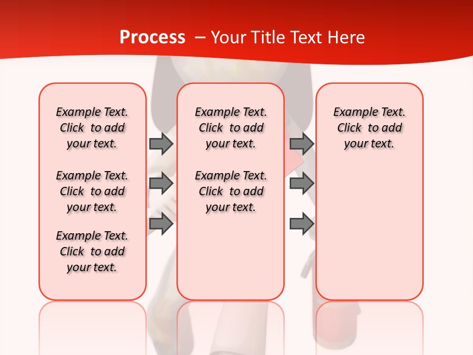 A Person With A Fireman's Hat And Holding A Fire Extinguis PowerPoint Template