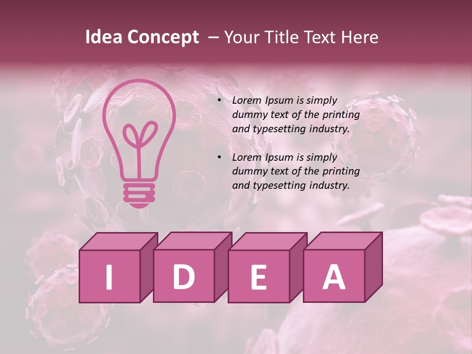 Micro Human Illustration PowerPoint Template