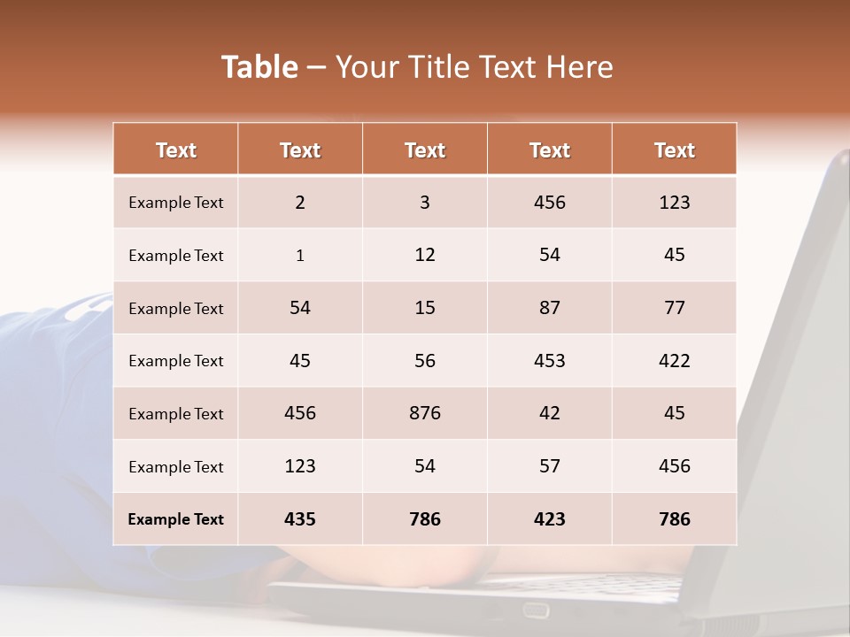 A Young Boy Laying On His Stomach Using A Laptop PowerPoint Template