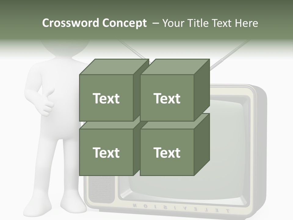 Media People Equipment PowerPoint Template