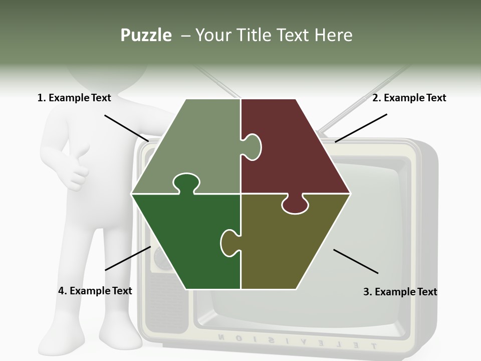 Media People Equipment PowerPoint Template