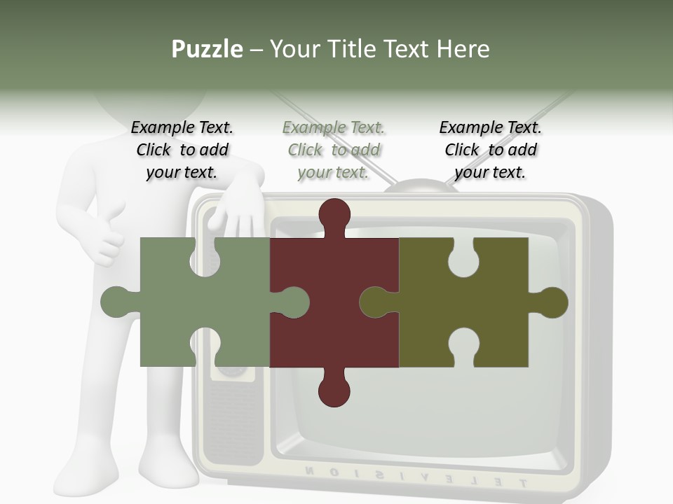 Media People Equipment PowerPoint Template