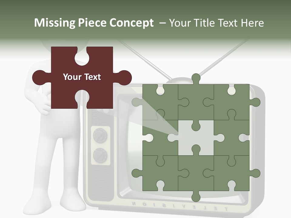 Media People Equipment PowerPoint Template