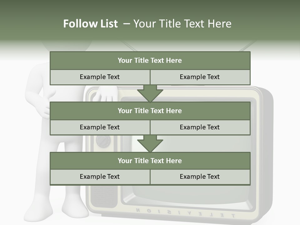 Media People Equipment PowerPoint Template