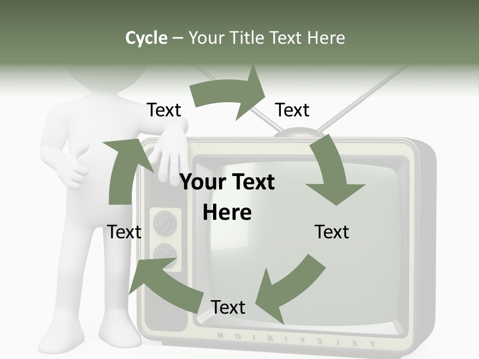 Media People Equipment PowerPoint Template