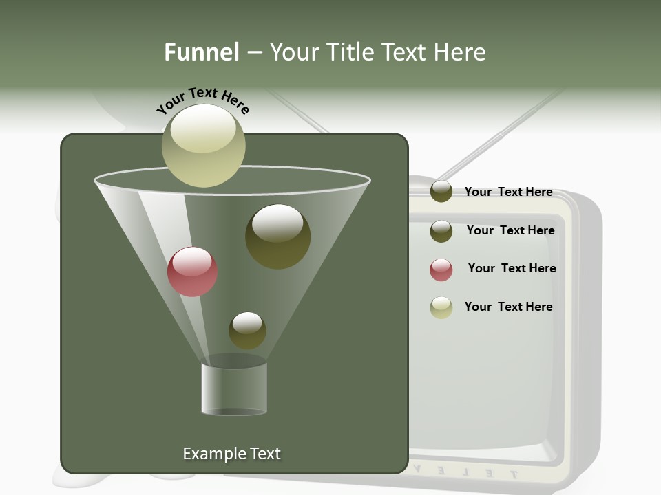 Media People Equipment PowerPoint Template
