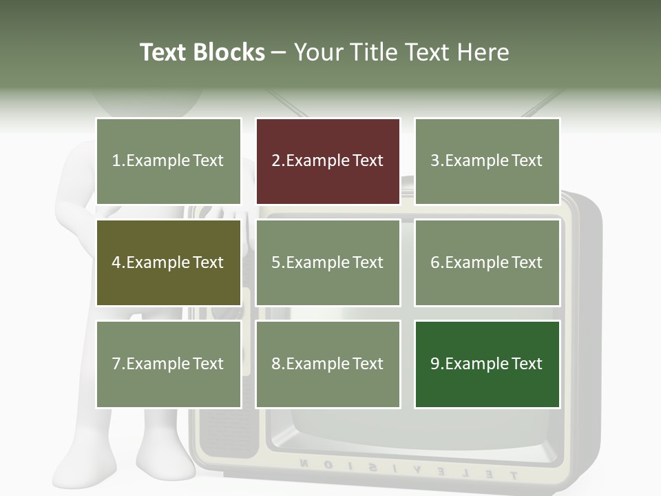 Media People Equipment PowerPoint Template