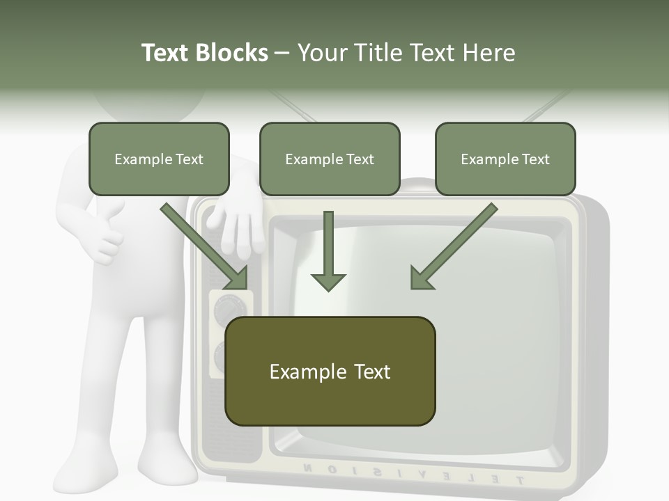 Media People Equipment PowerPoint Template
