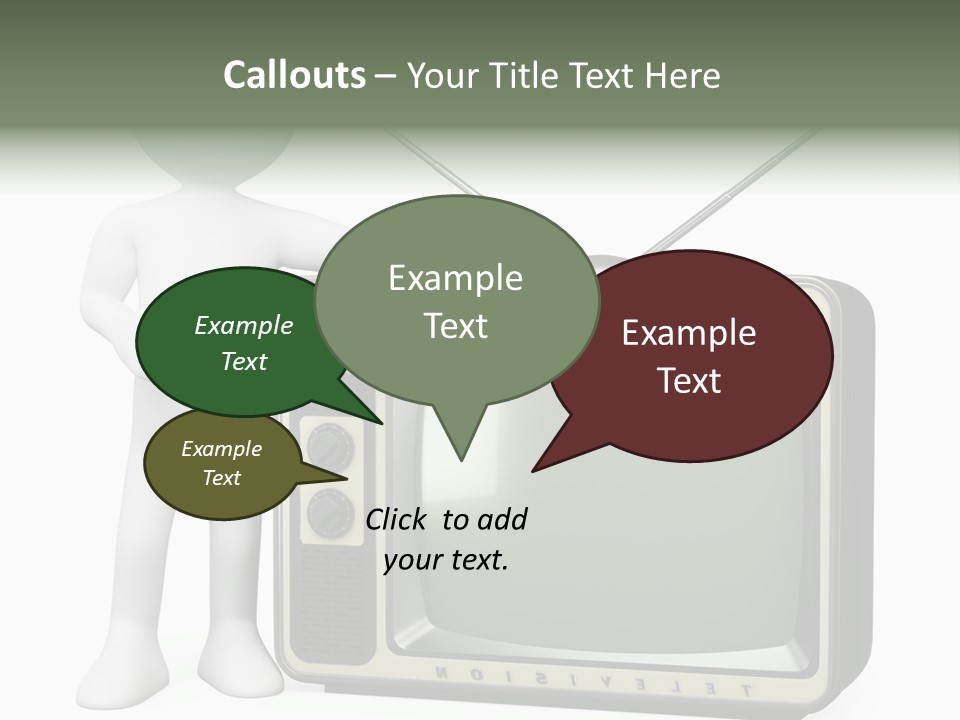 Media People Equipment PowerPoint Template