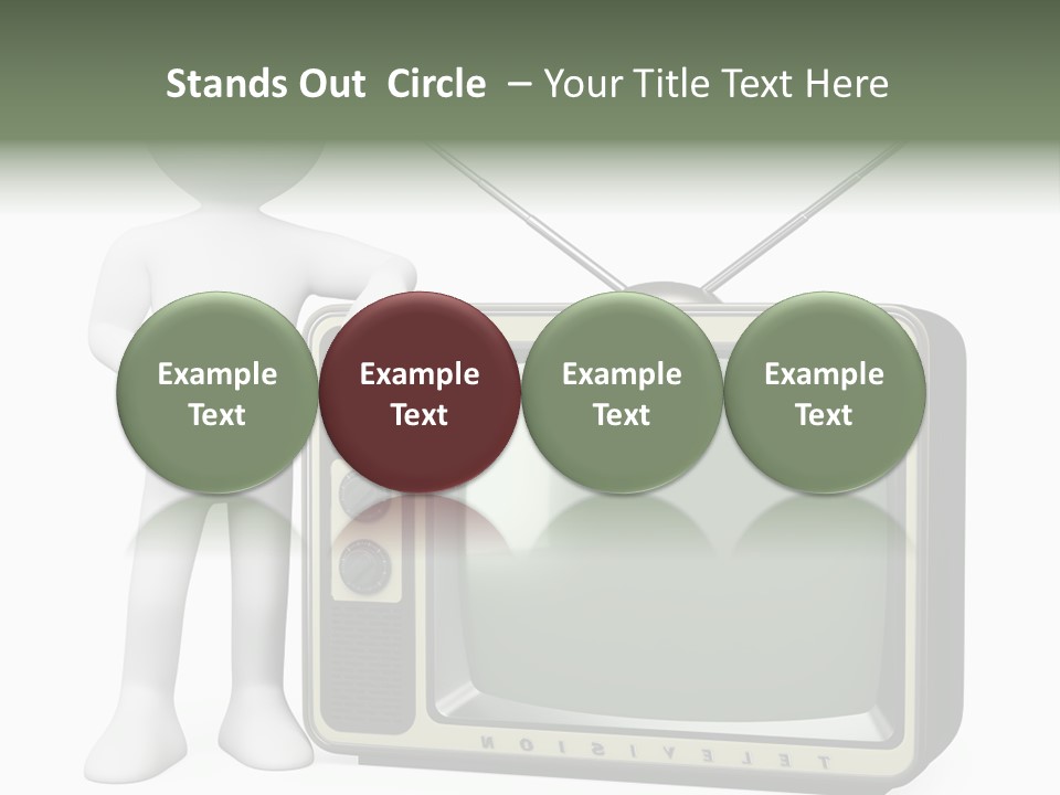 Media People Equipment PowerPoint Template